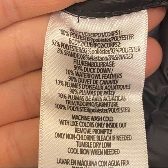 Calvin Klein performance premium down puffer blue vest jacket EUC Large - Picture 8 of 11